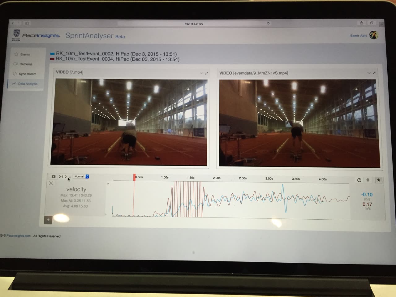 Sprint Analyser + Starting Blocks